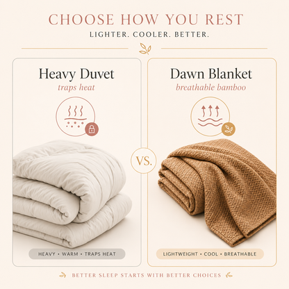 Breathable Pure Bamboo Cooling Blanket