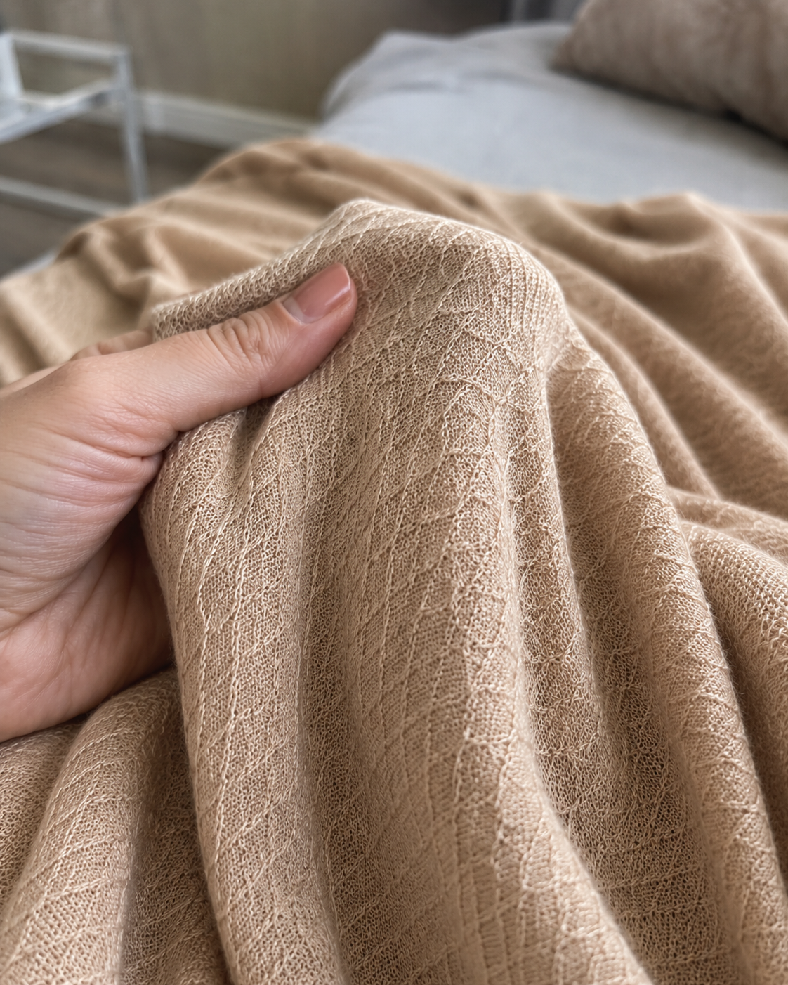 Breathable Pure Bamboo Cooling Blanket